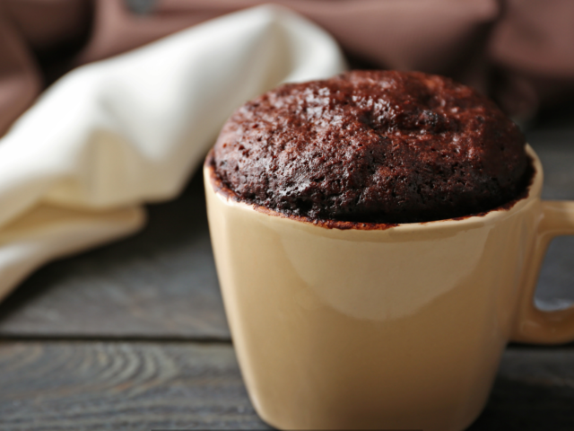Bolo de Chocolate de Caneca Sem Glúten