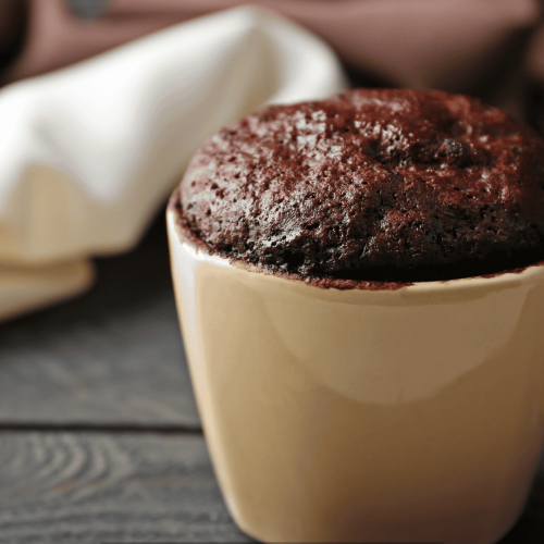 Bolo de Chocolate de Caneca Sem Glúten