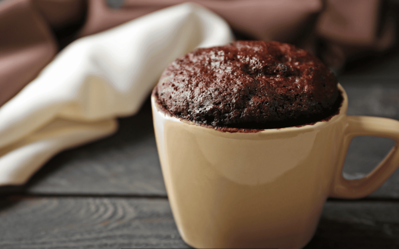 Bolo de Chocolate de Caneca Sem Glúten
