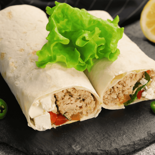 Wrap de Atum com Cream Cheese